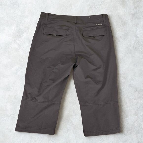 Columbia Capri Pants Women’s Size 10 Gray Outdoor Hiking Active Stretch Nylon - Picture 2 of 9